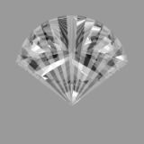 A collection of my best Gemstone Faceting Designs Volume 4 Scallop Shell gem facet diagram